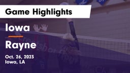 Iowa  vs Rayne  Game Highlights - Oct. 26, 2023