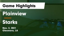Plainview  vs Starks  Game Highlights - Nov. 2, 2021