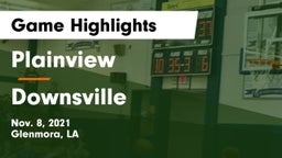 Plainview  vs Downsville Game Highlights - Nov. 8, 2021