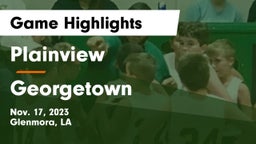 Plainview  vs Georgetown Game Highlights - Nov. 17, 2023