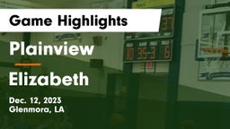 Plainview  vs Elizabeth  Game Highlights - Dec. 12, 2023