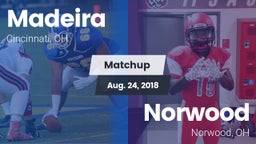 Matchup: Madeira  vs. Norwood  2018