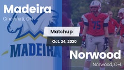 Matchup: Madeira  vs. Norwood  2020