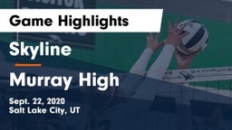 Skyline  vs Murray High Game Highlights - Sept. 22, 2020