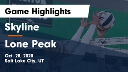 Skyline  vs Lone Peak  Game Highlights - Oct. 28, 2020