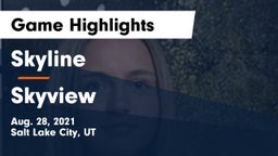 Skyline  vs Skyview Game Highlights - Aug. 28, 2021