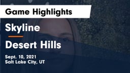 Skyline  vs Desert Hills  Game Highlights - Sept. 10, 2021