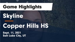 Skyline  vs Copper Hills HS Game Highlights - Sept. 11, 2021