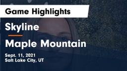 Skyline  vs Maple Mountain  Game Highlights - Sept. 11, 2021
