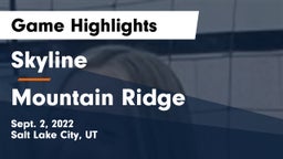 Skyline  vs Mountain Ridge  Game Highlights - Sept. 2, 2022