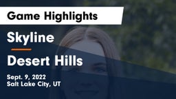 Skyline  vs Desert Hills  Game Highlights - Sept. 9, 2022