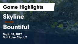 Skyline  vs Bountiful  Game Highlights - Sept. 10, 2022