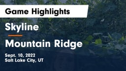 Skyline  vs Mountain Ridge  Game Highlights - Sept. 10, 2022