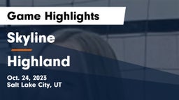 Skyline  vs Highland  Game Highlights - Oct. 24, 2023
