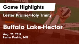 Lester Prairie/Holy Trinity  vs Buffalo Lake-Hector  Game Highlights - Aug. 23, 2019