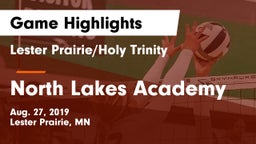 Lester Prairie/Holy Trinity  vs North Lakes Academy Game Highlights - Aug. 27, 2019