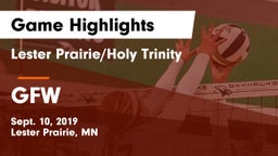Lester Prairie/Holy Trinity  vs GFW  Game Highlights - Sept. 10, 2019
