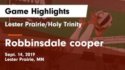 Lester Prairie/Holy Trinity  vs Robbinsdale cooper Game Highlights - Sept. 14, 2019