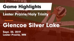 Lester Prairie/Holy Trinity  vs Glencoe Silver Lake  Game Highlights - Sept. 30, 2019
