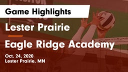 Lester Prairie  vs Eagle Ridge Academy Game Highlights - Oct. 24, 2020