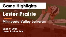 Lester Prairie  vs Minnesota Valley Lutheran  Game Highlights - Sept. 9, 2021