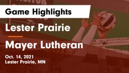 Lester Prairie  vs Mayer Lutheran  Game Highlights - Oct. 14, 2021