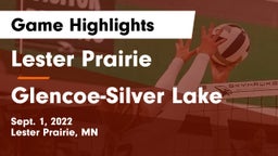 Lester Prairie  vs Glencoe-Silver Lake  Game Highlights - Sept. 1, 2022