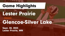 Lester Prairie  vs Glencoe-Silver Lake  Game Highlights - Sept. 30, 2023