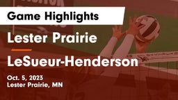 Lester Prairie  vs LeSueur-Henderson  Game Highlights - Oct. 5, 2023