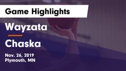 Wayzata  vs Chaska  Game Highlights - Nov. 26, 2019