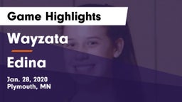 Wayzata  vs Edina  Game Highlights - Jan. 28, 2020