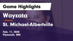 Wayzata  vs St. Michael-Albertville  Game Highlights - Feb. 11, 2020