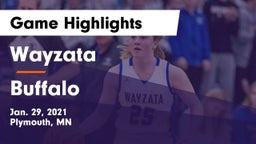 Wayzata  vs Buffalo  Game Highlights - Jan. 29, 2021