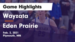 Wayzata  vs Eden Prairie  Game Highlights - Feb. 2, 2021