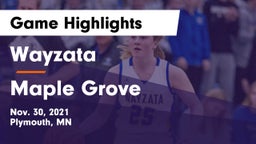 Wayzata  vs Maple Grove  Game Highlights - Nov. 30, 2021