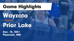 Wayzata  vs Prior Lake  Game Highlights - Dec. 18, 2021