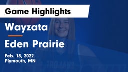 Wayzata  vs Eden Prairie  Game Highlights - Feb. 18, 2022