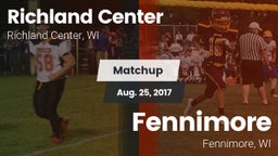 Matchup: Richland Center vs. Fennimore  2017