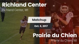 Matchup: Richland Center vs. Prairie du Chien  2017