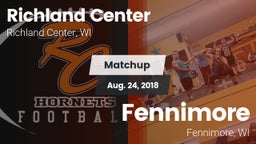 Matchup: Richland Center vs. Fennimore  2018