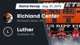 Recap: Richland Center  vs. Luther  2018