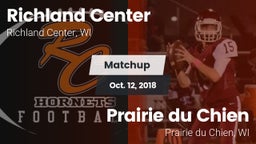 Matchup: Richland Center vs. Prairie du Chien  2018