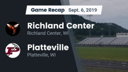 Recap: Richland Center  vs. Platteville  2019