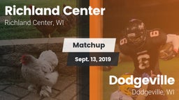 Matchup: Richland Center vs. Dodgeville  2019