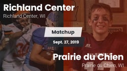 Matchup: Richland Center vs. Prairie du Chien  2019