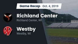 Recap: Richland Center  vs. Westby  2019