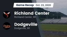Recap: Richland Center  vs. Dodgeville  2020