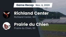 Recap: Richland Center  vs. Prairie du Chien  2020