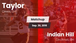 Matchup: Taylor  vs. Indian Hill  2016