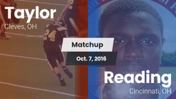 Matchup: Taylor  vs. Reading  2016